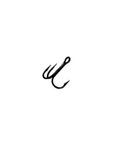 Gamakatsu Treble Hook w/ Round Bend 2X